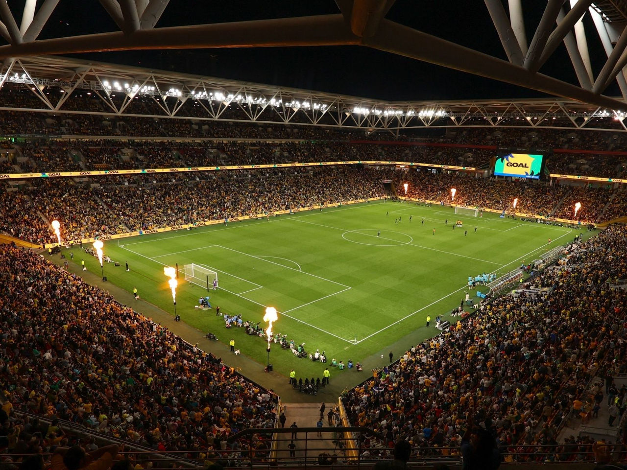 Socceroos v Brazil - Full House - 1