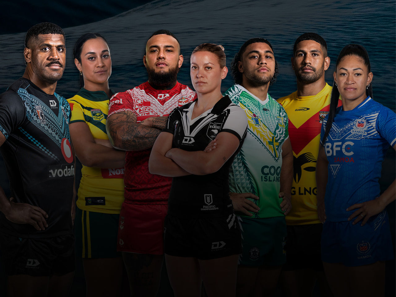 Members for teams competing at the 2025 Pacific Championships