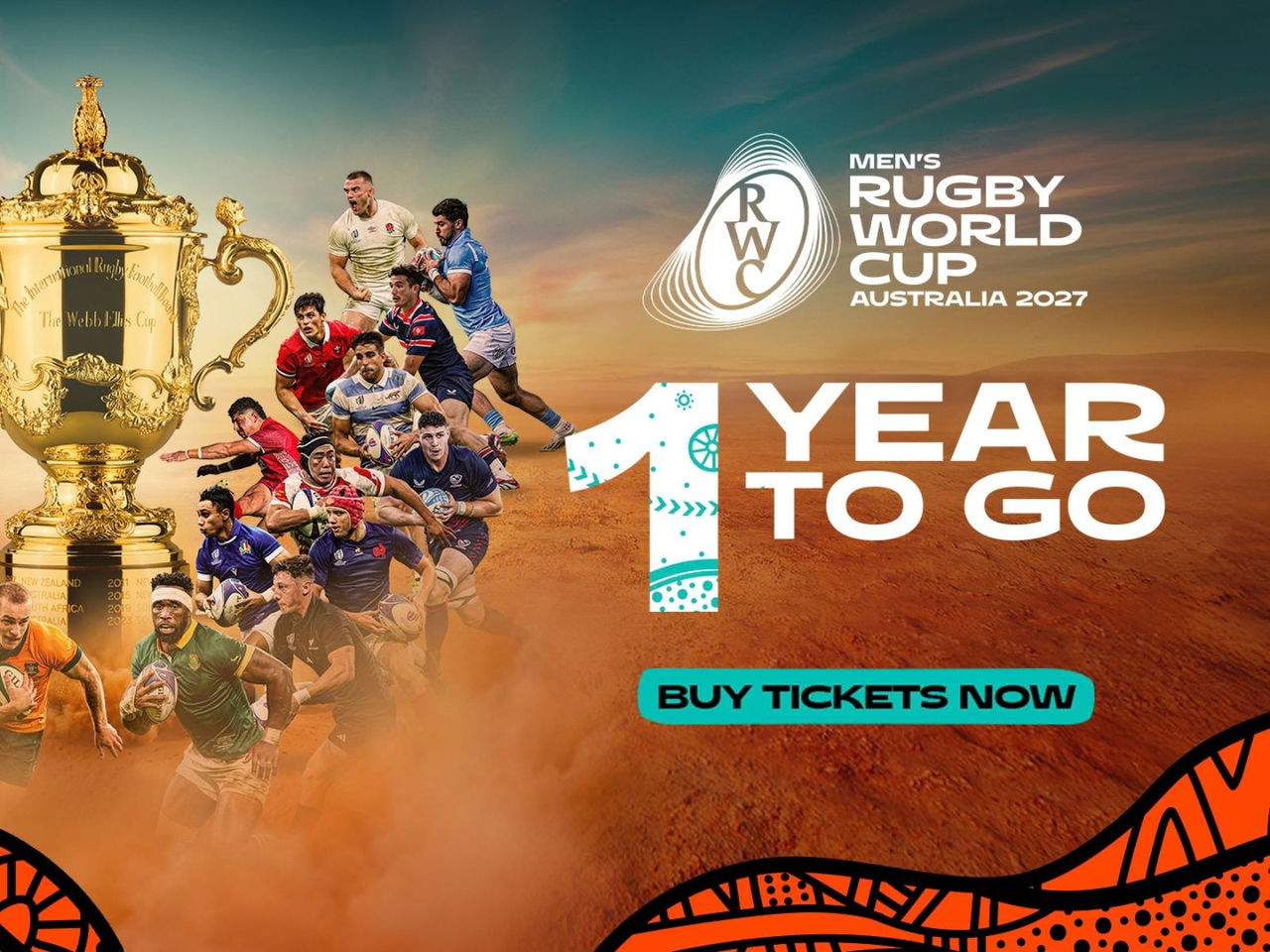 1 YEAR TO GO UNTIL RUGBY WORLD CUP 2027 AT BRISBANE STADIUM