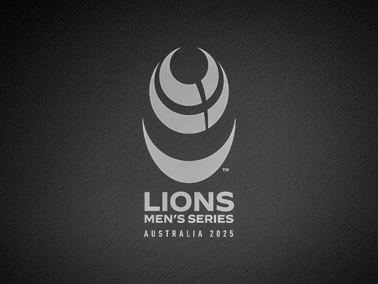 Graphic showing Lions Men's Series Australia 2025 logo.