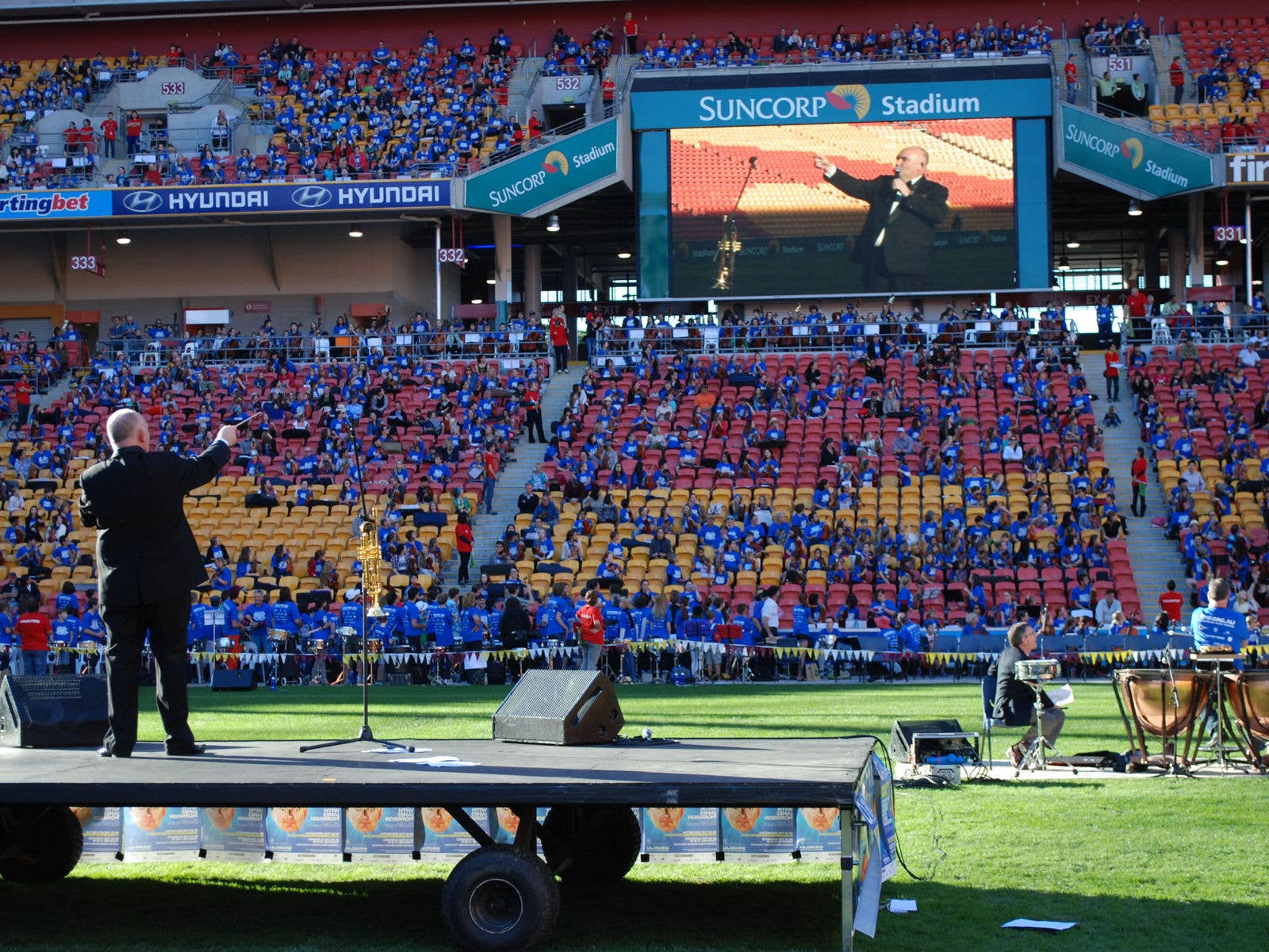 The World's Biggest Orchestra at Suncorp Stadium in 2013.