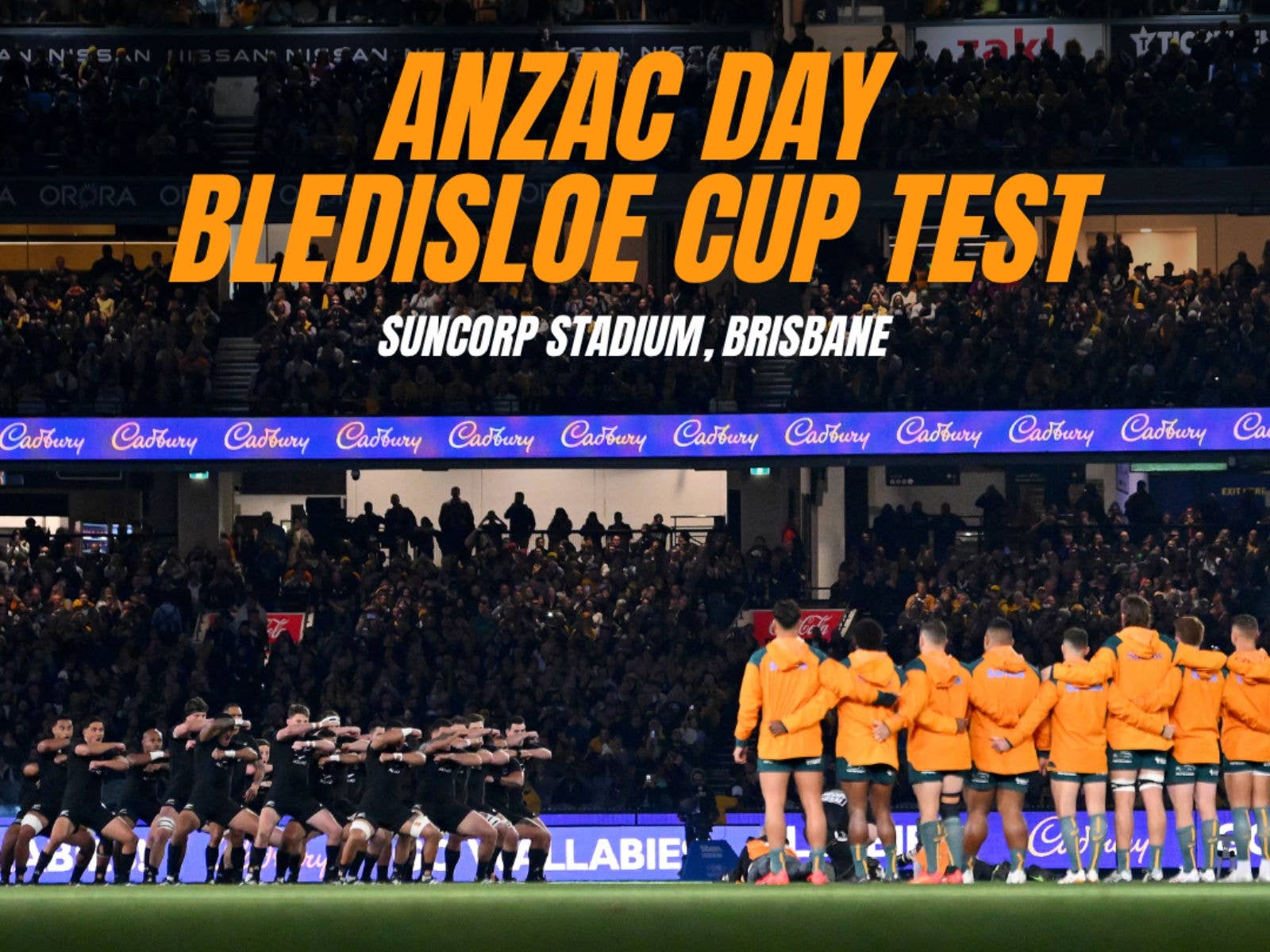 Rugby Union Australia v New Zealand Anzac Day Match