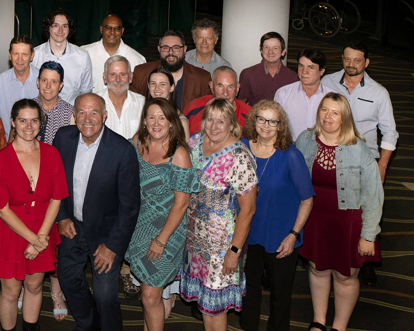 Suncorp Stadium Staff 5, 10, 15 Years of Service with Wally Lewis