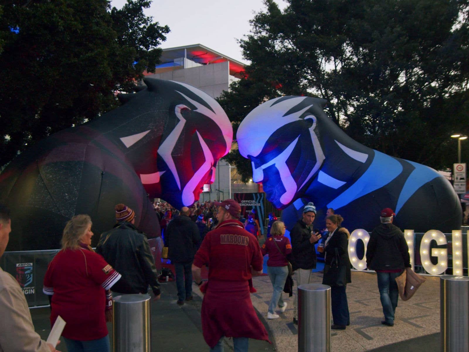 State of Origin Fans Arriving