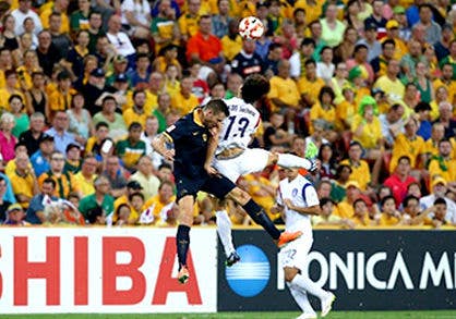 Teams mid game during the 2015 AFC Asian Cup.