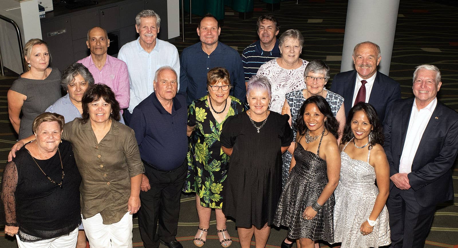 Staff Celebrating their 15 Year Work Anniversaries. Staff Celebrating their 15 Year Work Anniversaries with Wally Lewis, Gene Miles and General Manager Alan Graham.