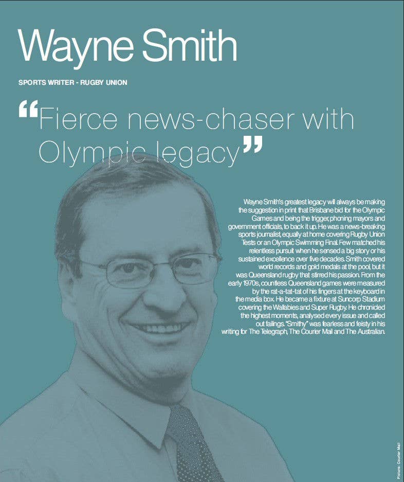 Wayne Smith Hall of Fame plaque.