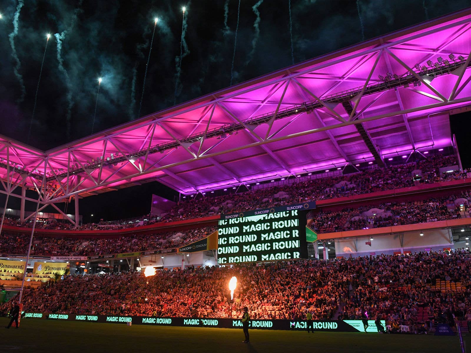 NRL Magic Round Pyro