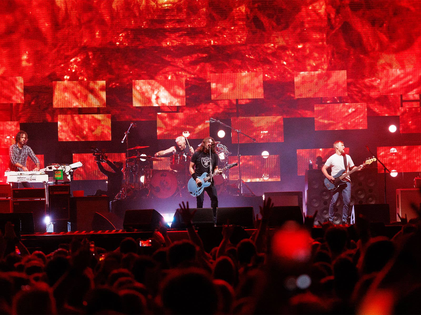 Foo Fighters on stage at Suncorp Stadium in 2023 Foo Fighters on stage at Suncorp Stadium in 2023