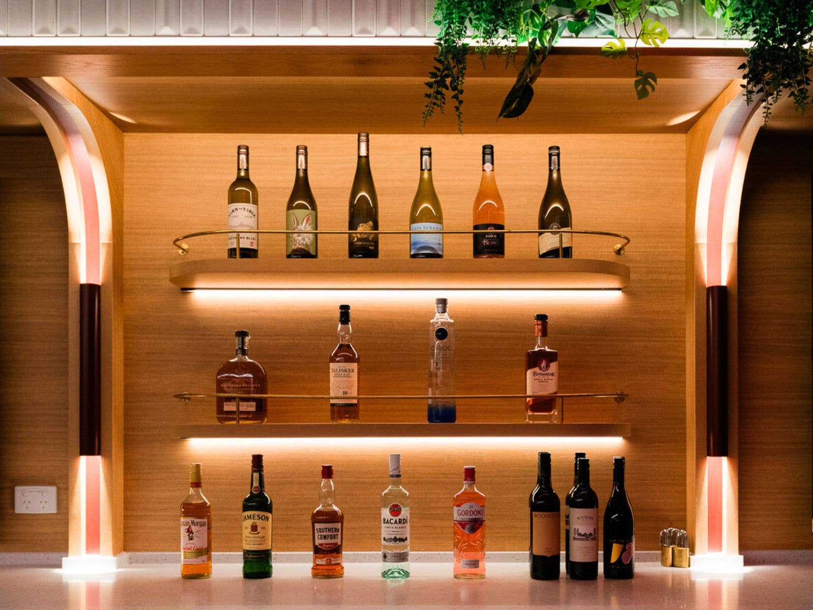 Suncorp Stadium Members Emerald Lounge Bar with a variety of premium beverages options available