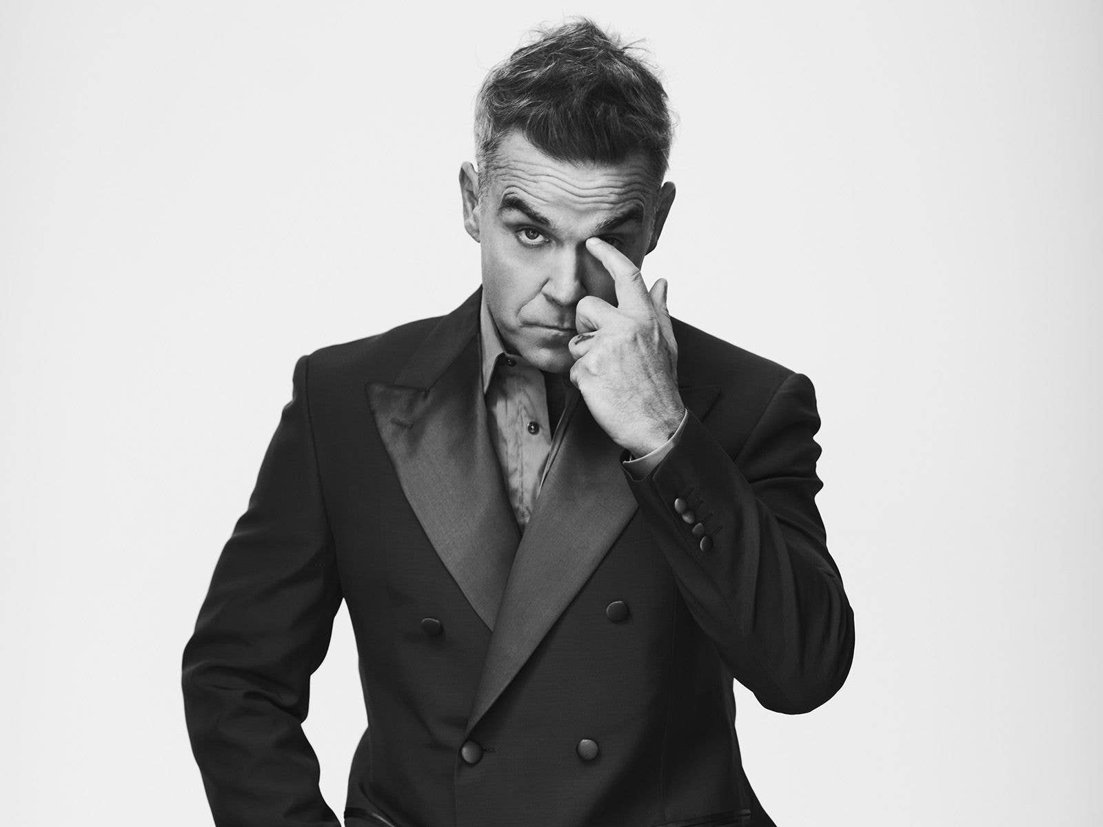 An image of singer Robbie Williams