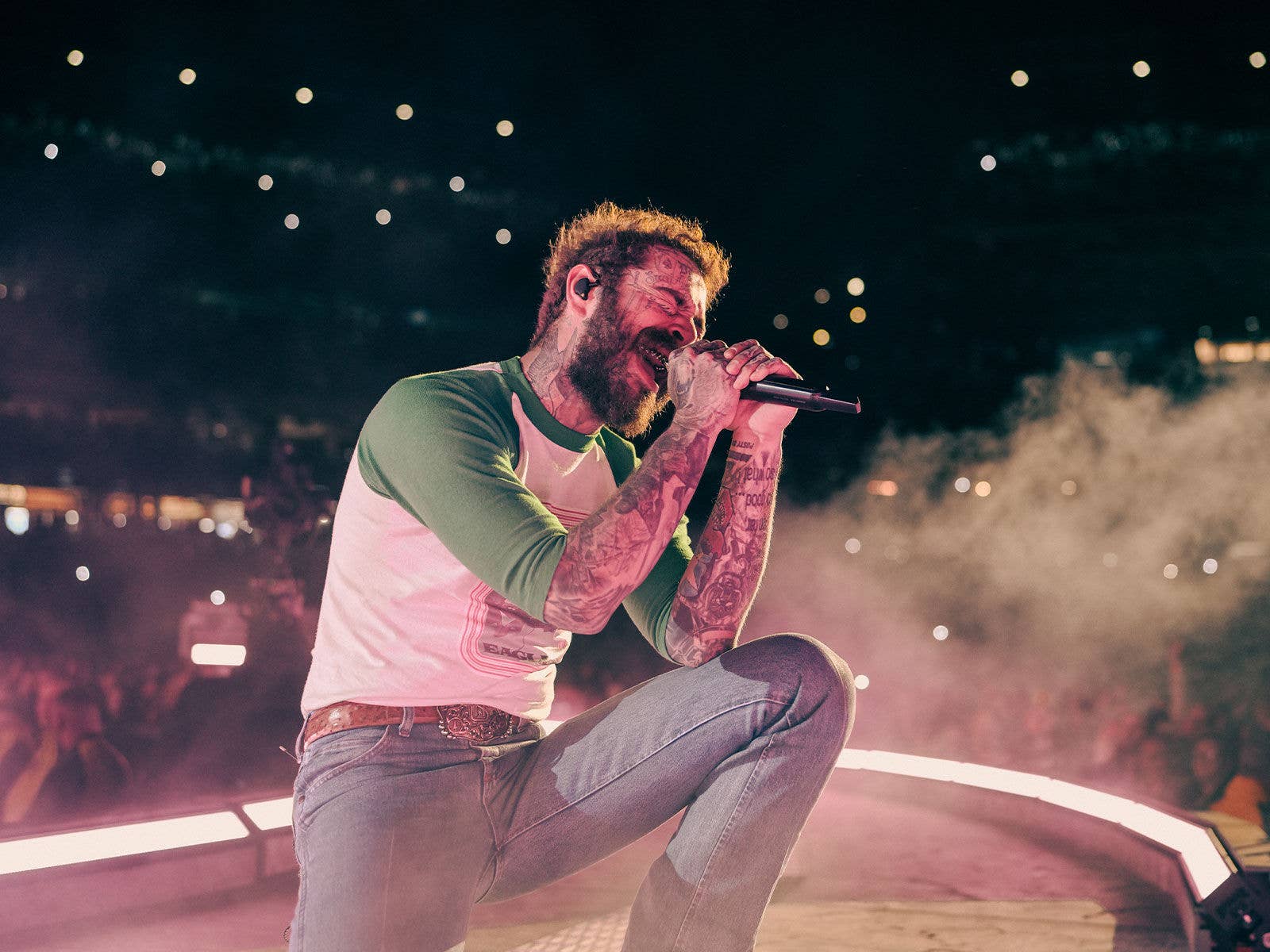 An image of Post Malone for his Big Ass Tour