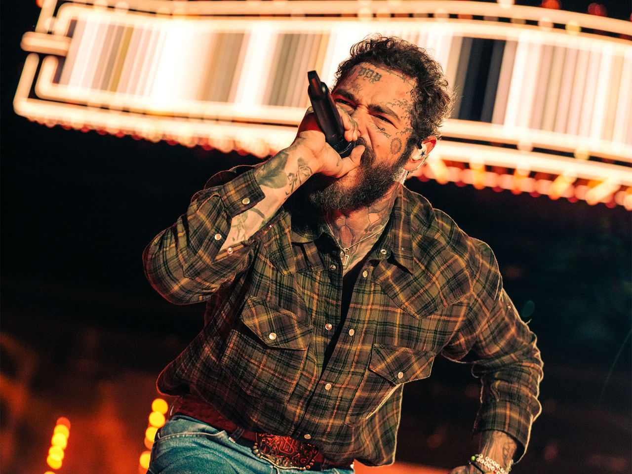 An image of Post Malone for his Big Ass Tour