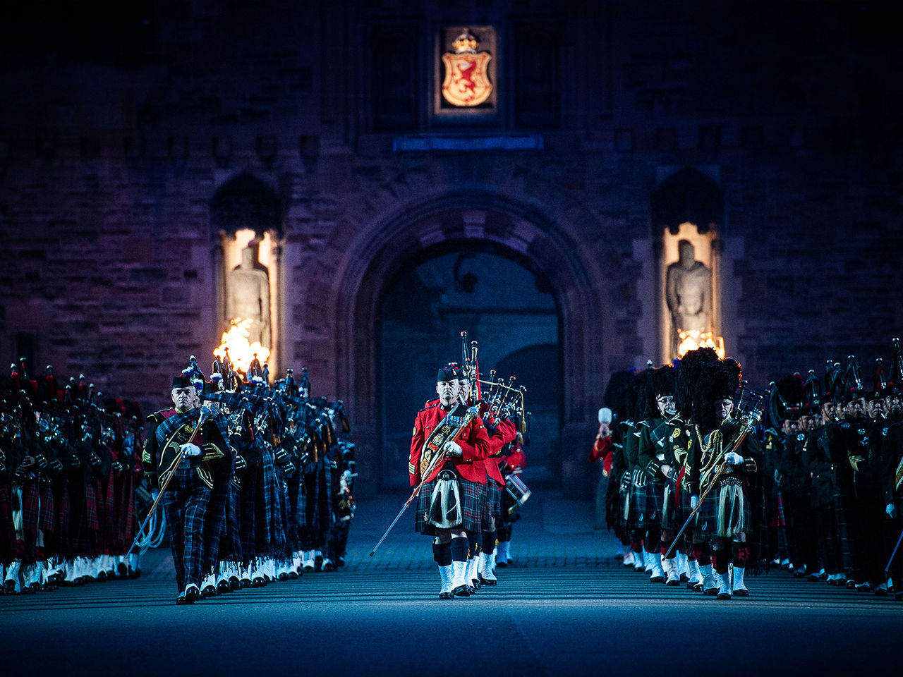 Performers during the Royal Edinburgh Military Tattoo